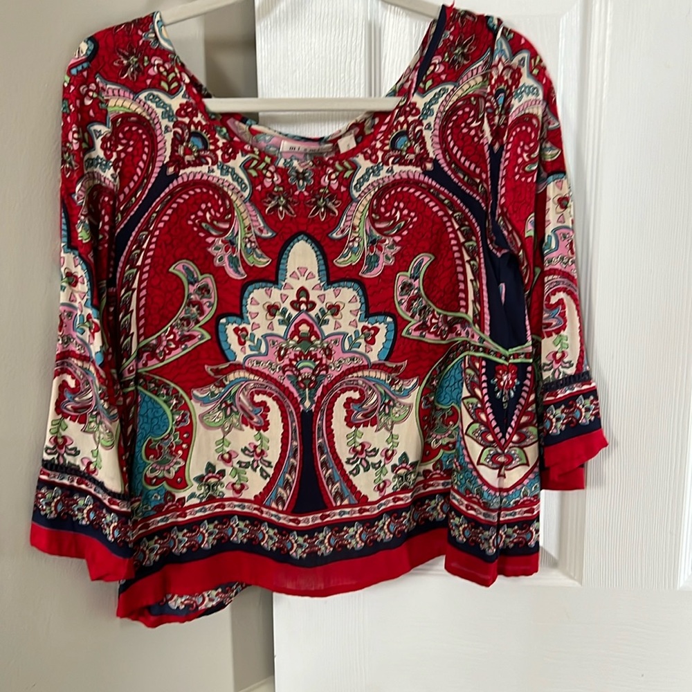 Anthropologie Paisley Blouse